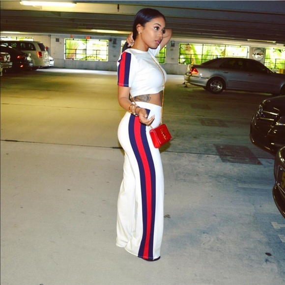 Minaa Monroe 2 piece pants and crop set - Picture 1 of 1